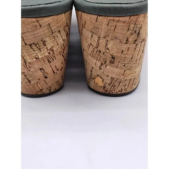 Chocolat Blu Women's Wild Denim Camo Wedge Heel Sandal  Size 7.5 - Picture 3 of 10